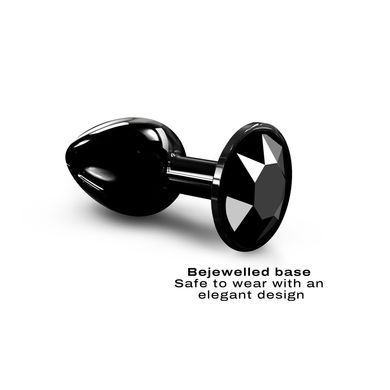 Металлическая анальная пробка с кристаллом Dorcel Diamond Plug Black S SO7808 фото Купить   Dorcel (Франція) 831 грн