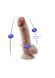 Фаллоимитатор SilexD Johnny Premium Real Skin Flesh (7in MODEL 1), ультрареалистик, диаметр 3,8 см SX1700 фото 7