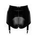 Шортики Noir Handmade F325 Glam, M, black, винил, высокая талия, крепления для чулок, с доступом SX0382 фото 7