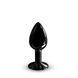 Металлическая анальная пробка с кристаллом Dorcel Diamond Plug Black S SO7808 фото 1