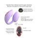 Виброяйцо с вакуумной клиторальной стимуляцией Love To Love Wonderlover VIVA MAUVE SO9615 фото 2