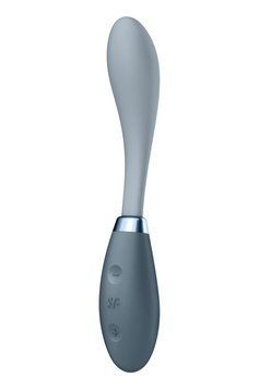 Вібратор Satisfyer G-Spot Flex 3 Grey, гнучкий стовбур із фіксацією положення SO6727 фото Купити Вібратор Satisfyer G-Spot Flex 3 Grey, гнучкий стовбур із фіксацією положення  Satisfyer (Німеччина) 1 588 грн