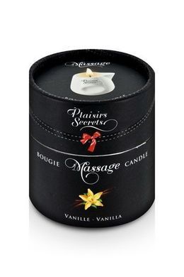 Масажна свічка Plaisirs Secrets Vanilla (80 мл) подарункове паковання, керамічний посуд SO1844 фото Купити Масажна свічка Plaisirs Secrets Vanilla (80 мл) подарункове паковання, керамічний посуд  Plaisirs Secrets (Франція) 803 грн