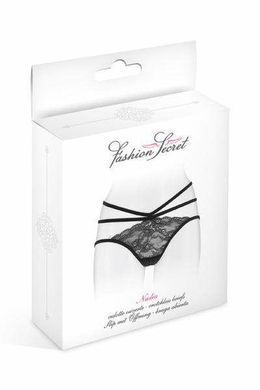 Трусики з відкритою попкою Fashion Secret Nadia Black SO4061 фото Купити Трусики з відкритою попкою Fashion Secret Nadia Black  Fashion Secret (Франція) 322 грн