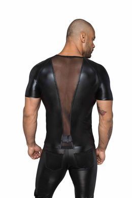 Футболка з мокрим ефектом Noir Handmade H056 Men's T-shirt made of powerwetlook, S SX0085 фото Купити Футболка з мокрим ефектом Noir Handmade H056 Men's T-shirt made of powerwetlook, S  Noir Handmade (Польща) 2 947 грн