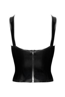 Корсет Noir Handmade F379 Dominae Frontbind PVC Corset Top XL Noir Handmade  &mdash; фото