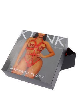 Портупея-тедді з ременів Leg Avenue Studded O-ring harness teddy M Red, екошкіра SO8561 фото Купити Портупея-тедді з ременів Leg Avenue Studded O-ring harness teddy M Red, екошкіра  Leg Avenue (США) 2 660 грн