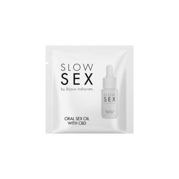 Пробник Bijoux Indiscrets Sachette Oral Sex Oil With CBD SX0541 фото Купить   Bijoux Indiscrets  36 грн
