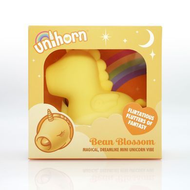 Вибратор-единорожка Unihorn - Bean Blossom, пульсирующий язычок SX2856 фото Купить   Unihorn (Великобританія) 2 217 грн