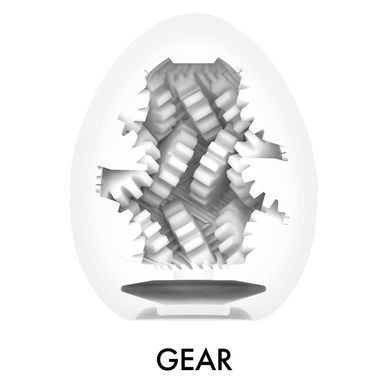 Мастурбатор-яйце Tenga Egg Gear, щільний TPE, пробник лубриканту 5 мл SO9803 фото Купити Мастурбатор-яйце Tenga Egg Gear, щільний TPE, пробник лубриканту 5 мл  Tenga (Японія) 396 грн