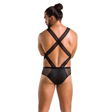 Мужское эротическое сетчатое боди Passion 045 VICTOR L/XL Black, экокожа, сетка SO7606 фото Купить Мужское эротическое сетчатое боди Passion 045 VICTOR L/XL Black, экокожа, сетка  Passion  1 711 грн
