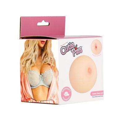 Мастурбатор-грудь Cutie Pies Hannah's Handful - Pussy & Boob, глубина 9,9 см, вибропуля в подарок SO7757 фото Купить   CutiePies (Канада) 858 грн