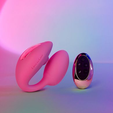 Виброяйцо с вакуумной клиторальной стимуляцией Love To Love Wonderlover PINK PASSION SO9616 фото Купить   Love To Love (Франція) 5 488 грн