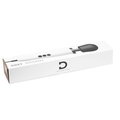 Вибромассажер DOXY Original White, очень мощный, питание 220В, пульсирующие вибрации SO1431 фото Купить   Doxy (Великобританія) 5 173 грн
