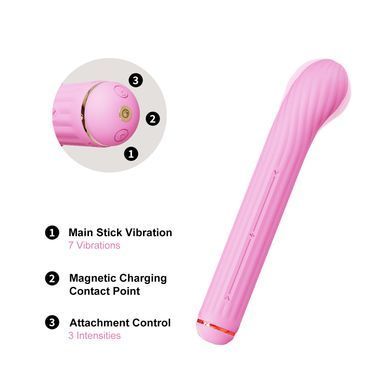 Вібратор Otouch Magic Stick S1 Plus - Pink SO9437 фото Купити Вібратор Otouch Magic Stick S1 Plus - Pink  Otouch (Китай) 4 619 грн