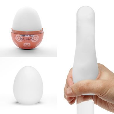 Мастурбатор-яйце Tenga Egg Gear, щільний TPE, пробник лубриканту 5 мл SO9803 фото Купити Мастурбатор-яйце Tenga Egg Gear, щільний TPE, пробник лубриканту 5 мл  Tenga (Японія) 396 грн
