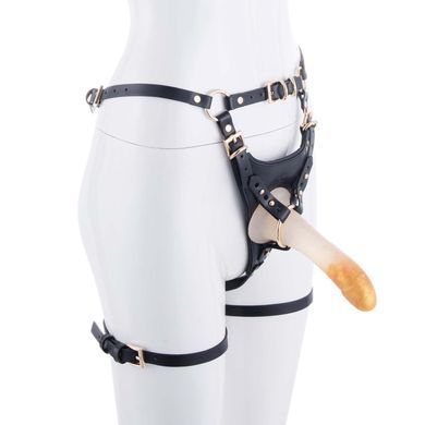 Страпон LOCKINK SEVANDA Queen Sheba Strapon Golden Dildo, регулируемые крепления, силиконовый дилдо SX0874 фото Купить   LOCKINK (Китай) 2 771 грн