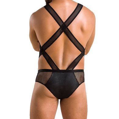Мужское эротическое сетчатое боди Passion 045 VICTOR L/XL Black, экокожа, сетка SO7606 фото Купить Мужское эротическое сетчатое боди Passion 045 VICTOR L/XL Black, экокожа, сетка  Passion  1 711 грн