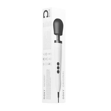 Вибромассажер DOXY Original White, очень мощный, питание 220В, пульсирующие вибрации SO1431 фото Купить   Doxy (Великобританія) 5 173 грн