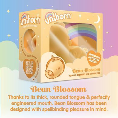 Вибратор-единорожка Unihorn - Bean Blossom, пульсирующий язычок SX2856 фото Купить   Unihorn (Великобританія) 2 217 грн