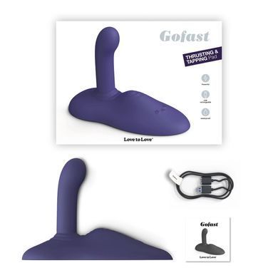 Подвійний sit-on-top пульсатор Love To Love GOFAST - стимуляція клітора та точки G, регулюється Love To Love  &mdash; фото