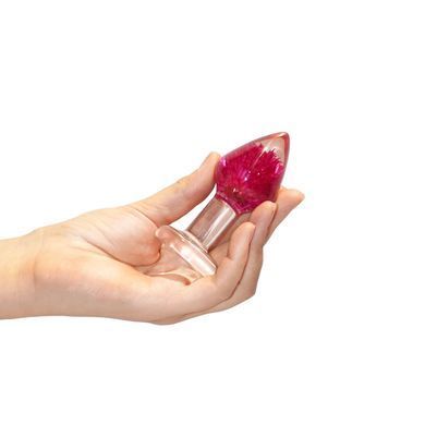 Розкішна анальна пробка Loviss Gomphrena Globosa Anal Plug зі справжнім амарантом усередині SX3988 фото Купити Розкішна анальна пробка Loviss Gomphrena Globosa Anal Plug зі справжнім амарантом усередині  Loviss (США) 1 329 грн
