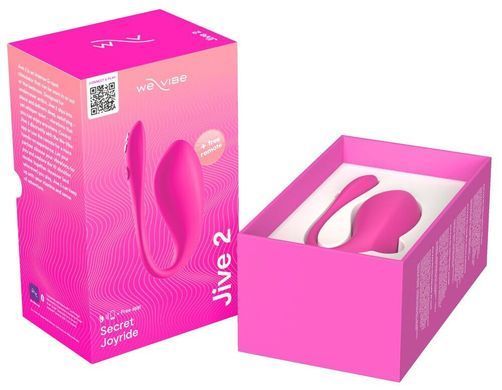 Смарт-виброяйцо We-Vibe Jive 2 Electric Pink, пульт ДУ, до 4 часов работы SX2148 фото Купить   We-Vibe (Канада) 5 266 грн