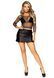 Сітчастий топ Leg Avenue Long Sleeves T-Shiets Black, One Size SO9104 фото 5