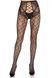 Колготки Leg Avenue Net Tights with Crotchless Panty One Size Black &mdash; фото 1