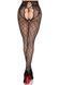 Колготки Leg Avenue Net Tights with Crotchless Panty One Size Black &mdash; фото 2