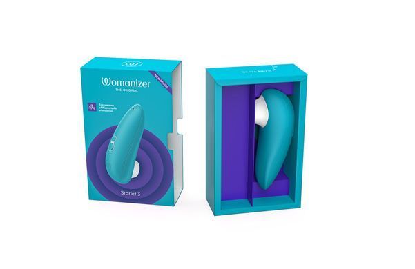 Вакуумний кліторальний стимулятор Womanizer Starlet 3 TURQUOISE SO8740 фото Купити Вакуумний кліторальний стимулятор Womanizer Starlet 3 TURQUOISE  Womanizer (Німеччина) 2 309 грн