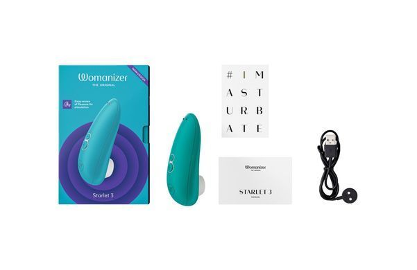 Вакуумний кліторальний стимулятор Womanizer Starlet 3 TURQUOISE SO8740 фото Купити Вакуумний кліторальний стимулятор Womanizer Starlet 3 TURQUOISE  Womanizer (Німеччина) 2 309 грн