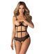 Боді Obsessive Euridia crotchless teddy XS/S SX3575 фото 1