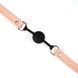 Повітропроникний кляп Liebe Seele Dark Candy Pink Ball Gag, силіконова кулька, діаметр 4,3 см SX1658 фото 3