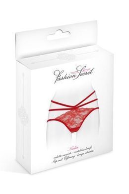 Трусики з відкритою попкою Fashion Secret Nadia Red SO4062 фото Купити Трусики з відкритою попкою Fashion Secret Nadia Black  Fashion Secret  331 грн