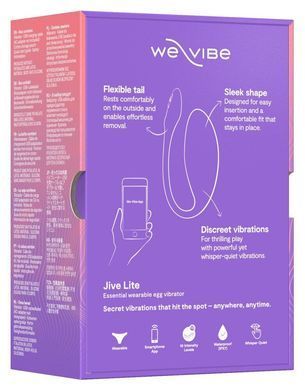 Смарт-віброяйце We-Vibe Jive Lite Purple, невеликий розмір SX2149 фото Купити Смарт-віброяйце We-Vibe Jive Lite Purple, невеликий розмір  We-Vibe (Канада) 3 880 грн