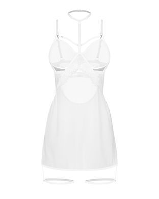 Бэби-долл Obsessive Arrowel White chemise 2XL/3XL SX2590 фото Купить   Obsessive (Польща) 2 032 грн