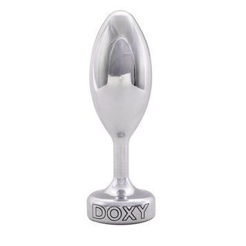 Металлическая анальная пробка DOXY Butt Plug SMOOTH, гладкая, диаметр 3,3 см SO8030 фото Купить   Doxy (Великобританія) 2 337 грн