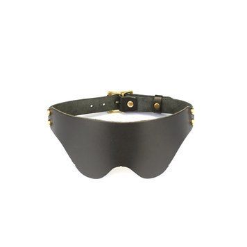 Шкіряна маска на очі Liebe Seele Samurai Blindfold SX2814 фото Купити Шкіряна маска на очі Liebe Seele Samurai Blindfold  Liebe Seele (Японія) 1 108 грн