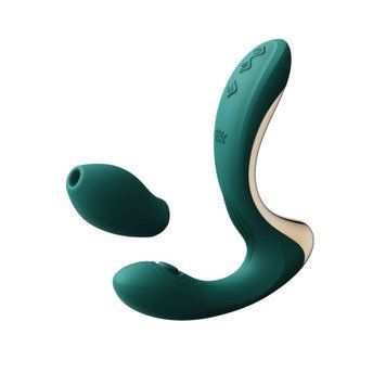 Вібратор-пульсатор з вакуумною насадкою Zalo &ndash; Talis G-Spot PulseWave Vibrator Turquoise Green SX0711 фото Купити Вібратор-пульсатор з вакуумною насадкою Zalo &ndash; Talis G-Spot PulseWave Vibrator Turquoise Green  Zalo (США) 3 797 грн