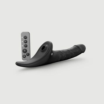 Вібронасадка для страпону з вакуумною стимуляцією Strap-On-Me Multi Orgasm Realistic Dildo XL Black SX4039 фото Купити Вібронасадка для страпону з вакуумною стимуляцією Strap-On-Me Multi Orgasm Realistic Dildo XL Black  Strap-On-Me  8 099 грн