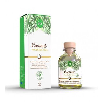 Масажний гель для інтимних зон з розігріваючим ефектом Intt Coconut та ароматом кокосу, 30 мл Intt  &mdash; фото