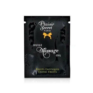 Пробник массажного масла Plaisirs Secrets Exotic Fruits (3 мл) SO1206 фото Купить   Plaisirs Secrets (Франція) 45 грн