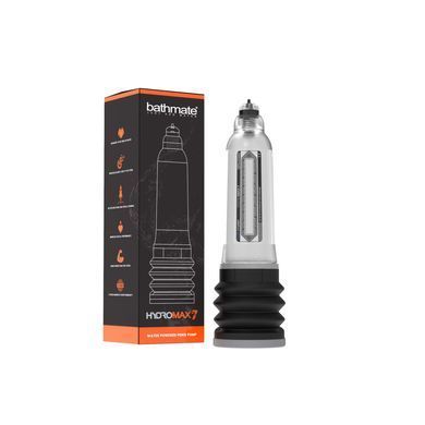Гидропомпа Bathmate Hydromax 7 Clear, для члена длиной от 12,5 до 18см, диаметр до 5см HM-30-CC фото Купить   Bathmate  5 996 грн