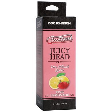 Увлажняющий оральный спрей Doc Johnson GoodHead &ndash; Juicy Head Dry Mouth Spray &ndash; Pink Lemonade 59мл SO6065 фото Купить   Doc Johnson (США) 886 грн
