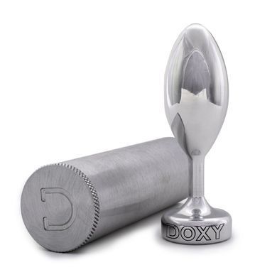 Металлическая анальная пробка DOXY Butt Plug SMOOTH, гладкая, диаметр 3,3 см SO8030 фото Купить   Doxy (Великобританія) 2 337 грн