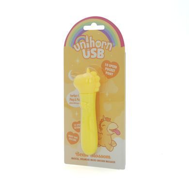 Вібратор-єдиноріжка Unihorn USB Bullet &ndash; Bean Blossom, віброкуля, USB-зарядка, 10 режимів SX2857 фото Купити Вібратор-єдиноріжка Unihorn USB Bullet &ndash; Bean Blossom, віброкуля, USB-зарядка, 10 режимів  Unihorn (Великобританія) 1 108 грн