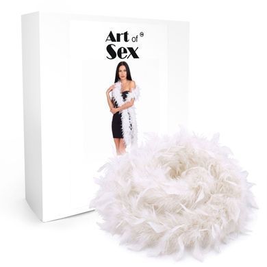 Боа з пір&rsquo;я Art of Sex, довжина 2 метри, колір білий SX4671 фото Купити Боа з пір&rsquo;я Art of Sex, довжина 2 метри, колір білий  Art of Sex  959 грн