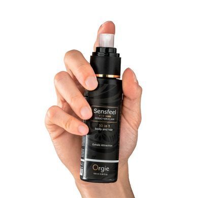 Лосьон с феромонами для тела и волос Orgie &ndash; Sensfeel Seduction Elixir 10 in 1 for Man (100 мл) SX1541 фото Купить   Orgie (Бразилія-Португалія) 1 108 грн