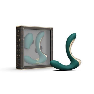 Вибратор-пульсатор с вакуумной насадкой Zalo &ndash; Talis G-Spot PulseWave Vibrator Turquoise Green SX0711 фото Купить   Zalo (США) 3 797 грн